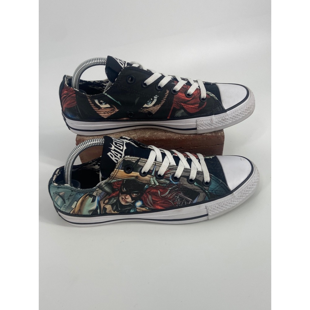 Converse All Star Chuck Taylor Low Top DC Comics Batgirl‎ Sneakers M-7/W-9 - Picture 12 of 16